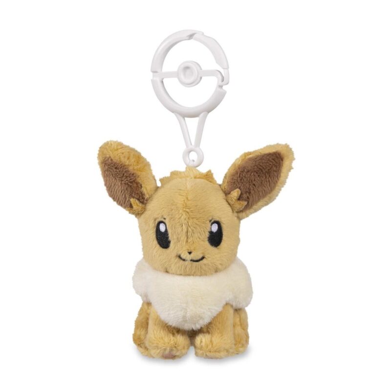 Prismatic Evolutions Super-Premium Collection, Eevee Figure & Eevee Plush Key Chain Bundle - Image 3