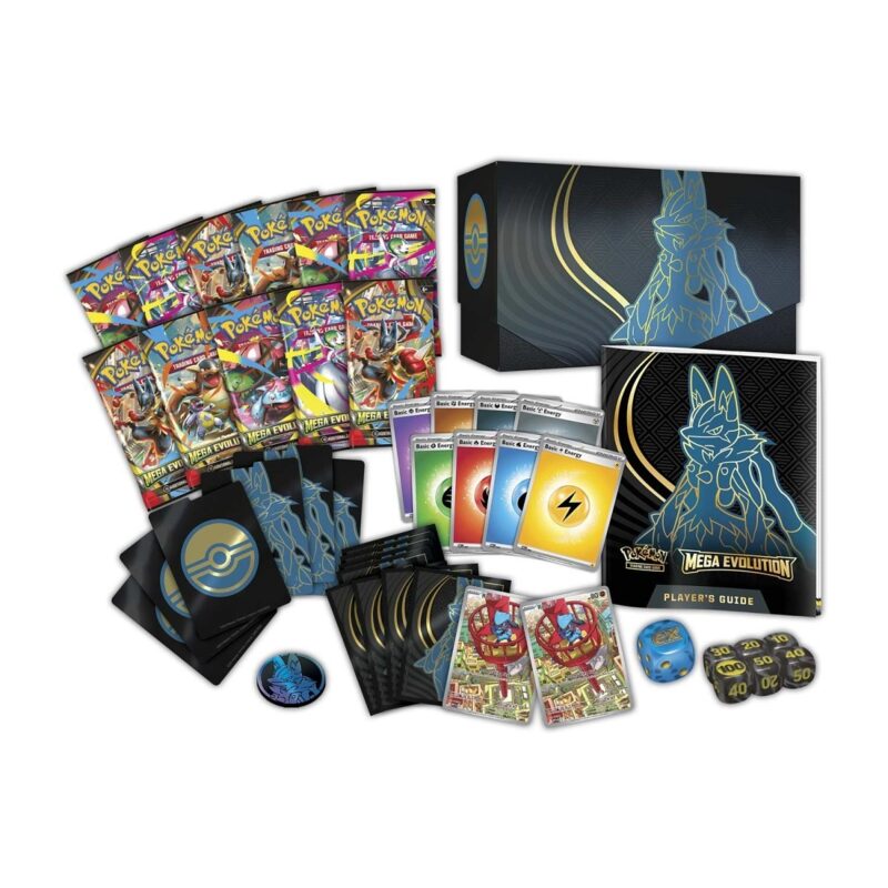 Pokémon TCG: Mega Evolution Pokémon Center Elite Trainer Box (Mega Lucario) - Image 4